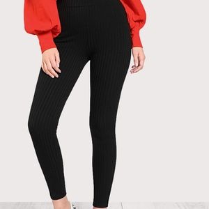 Black Slim Leggings Size S